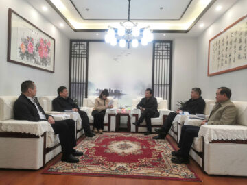 省建协秘书长宁广现莅临英国上市公司365生产基地参观考察