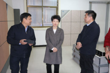 焦作市副市长李瑞霞一行莅临我司进行绿色建材产业链调研活动